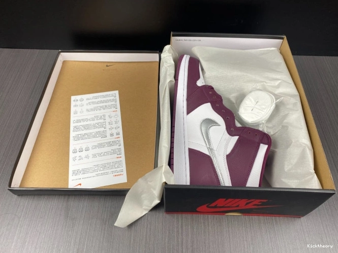 Kick Theory Air 1 555088-611 Bordeaux High Jordan OG 0629